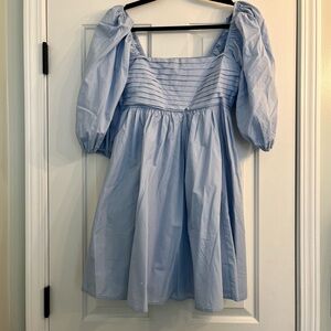 Abercrombie & Fitch Sky Blue Striped Dress